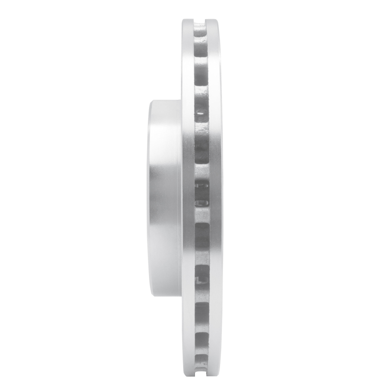 Mercedes-Benz E350 Brake Rotor (1) - Front Right - R1 Concepts - Drilled & Slotted - Silver - `03-`09